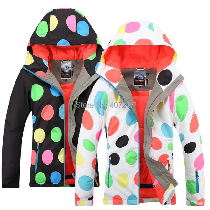 Winter Outdoor Polka Dots Ski Jacket Women Padded Snowboarding Skating Climbing Riding Snow Coat Skiwear Waterproof 10K Blousons
Winter Outdoor Polka Dots Ski Jacket Women Padded Snowboarding Skating Climbing Riding Snow Coat Skiwear Waterproof 10K Blousons