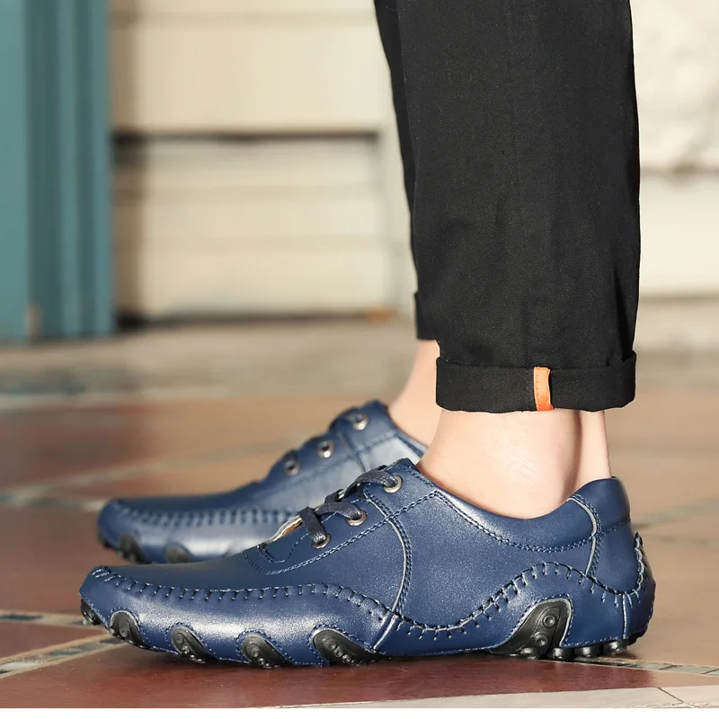 QFFAZ High Quality Genuine Leather Men Shoes Soft Moccasins Loafers Fashion Brand Men Flats Comfy Driving Shoes
QFFAZ High Quality Genuine Leather Men Shoes Soft Moccasins Loafers Fashion Brand Men Flats Comfy Driving Shoes
