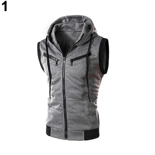 Vest Men Fashion Sleeveless Hoodies Cardigans Jacket Autumn Spring Zipper Pockets Mens Vest Waistcoat chalecos para hombre
Vest Men Fashion Sleeveless Hoodies Cardigans Jacket Autumn Spring Zipper Pockets Mens Vest Waistcoat chalecos para hombre