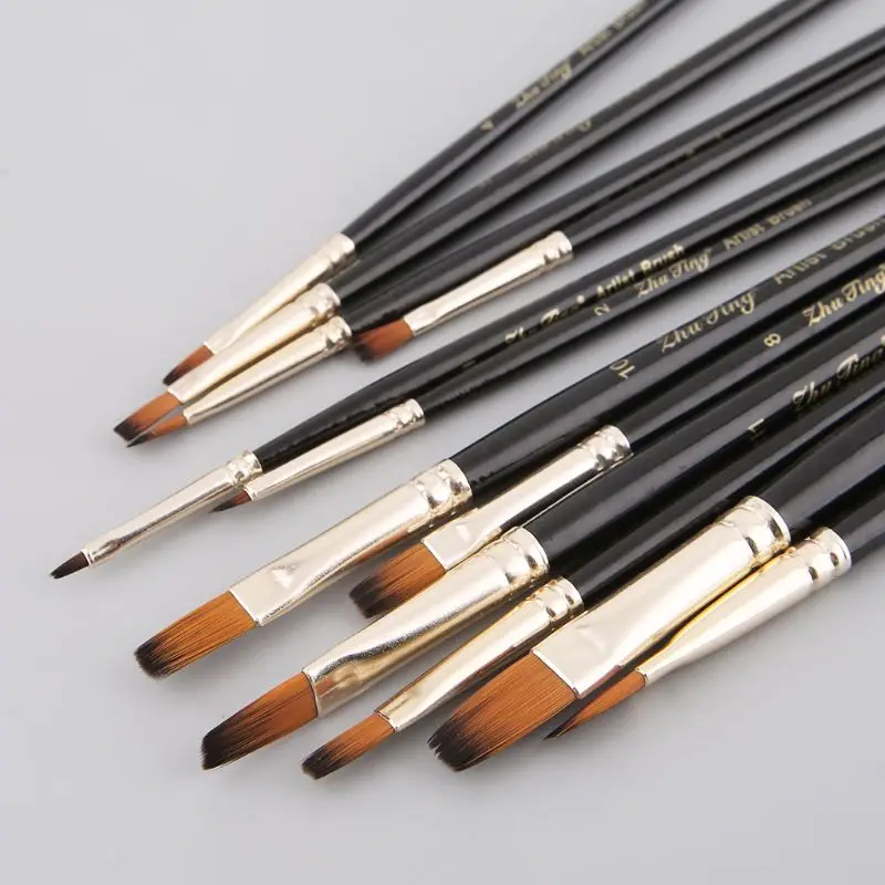 12pcs/Set Flat/Pointed Paint Brush Wooden Acrylic Painting Gouache Cosmetic Art Brushes Kit Drawing Pens Art Supplies C26
12pcs/Set Flat/Pointed Paint Brush Wooden Acrylic Painting Gouache Cosmetic Art Brushes Kit Drawing Pens Art Supplies C26