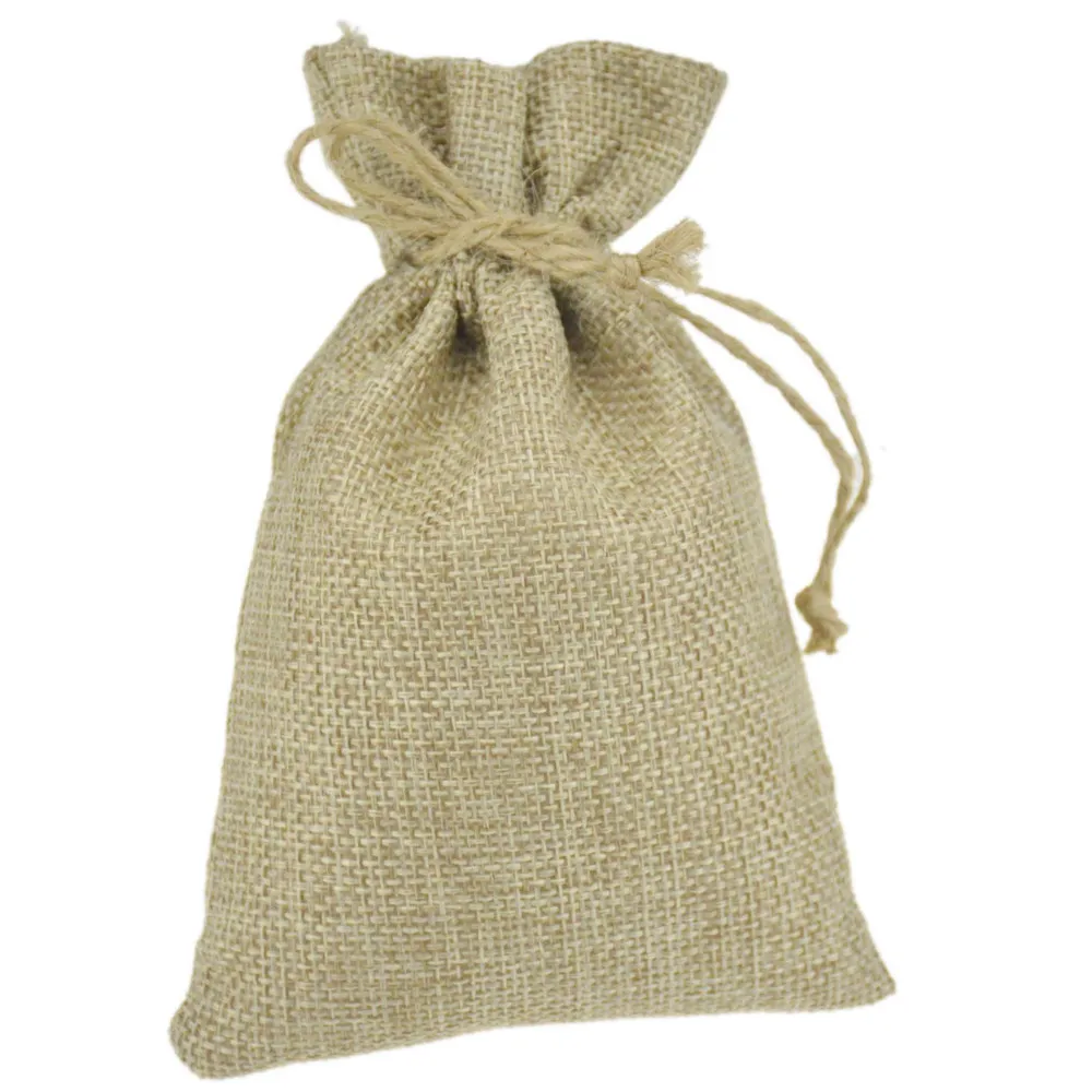 9.5x13.5cm Printed Jute Drawstring Pouch Gift jewelry package bags Stylish Natural Burlap with hemp Rope Drawstring Reusable
9.5x13.5cm Printed Jute Drawstring Pouch Gift jewelry package bags Stylish Natural Burlap with hemp Rope Drawstring Reusable