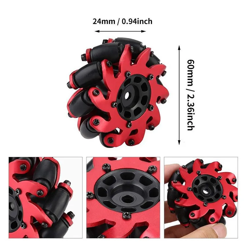 2pcs Remote Control Toy Car Mecanum Wheel Tire Omnidirectional Wheel Smart Car Wheel Tire BM88
2pcs Remote Control Toy Car Mecanum Wheel Tire Omnidirectional Wheel Smart Car Wheel Tire BM88