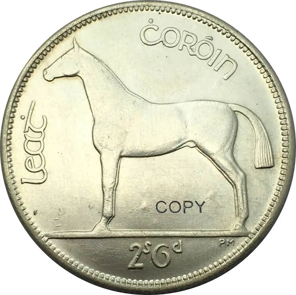 1937 Ireland Coins 1/2 Crown Brass Silver Plated Replica Coin Can Choose The Different Color And Different Years
1937 Ireland Coins 1/2 Crown Brass Silver Plated Replica Coin Can Choose The Different Color And Different Years