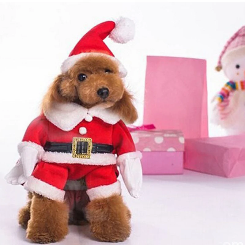 10pcs/lot Christmas Santa Claus Dog Cat Dress Cotton Puppy Kittens Clothes Winter Pets Dressup Apparels PD121
10pcs/lot Christmas Santa Claus Dog Cat Dress Cotton Puppy Kittens Clothes Winter Pets Dressup Apparels PD121