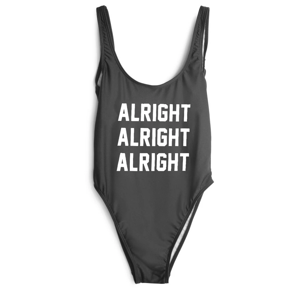 customize letter print ALRIGHT Monokini playsuit mulheres bodysuit bathing suit high quality one-piece jumpsuit for women
customize letter print ALRIGHT Monokini playsuit mulheres bodysuit bathing suit high quality one-piece jumpsuit for women