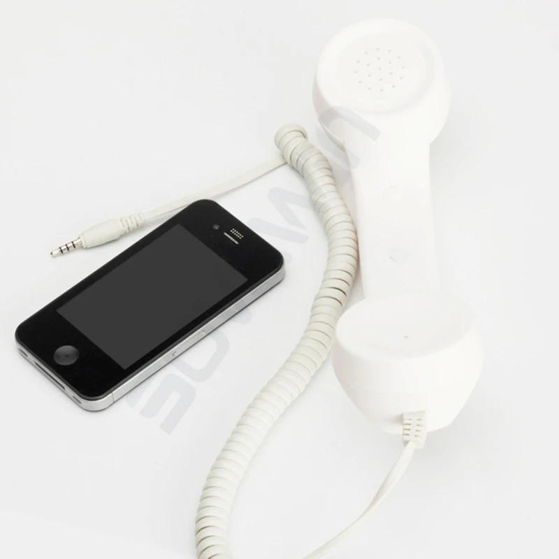 Классический приемник телефон мобильный Handset Mic 3 5 мм Микрофон ретро динамик