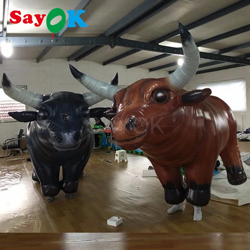 2021 Vivid design inflatable moving bull costume inflatable spanish bullfighting for event party
2021 Vivid design inflatable moving bull costume inflatable spanish bullfighting for event party