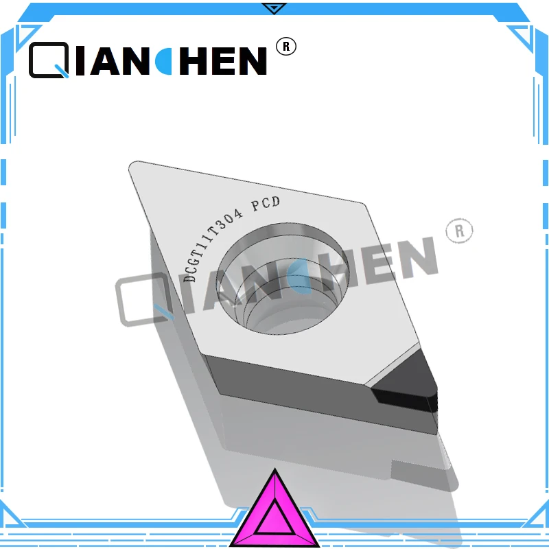 Новинка, 2 шт. Токарные Вставки Qian Chen PCD/CBN DCGT07 DCGT11 CNC PCD, алмазные вставки для токарных инструментов
Новинка, 2 шт. Токарные Вставки Qian Chen PCD/CBN DCGT07 DCGT11 CNC PCD, алмазные вставки для токарных инструментов