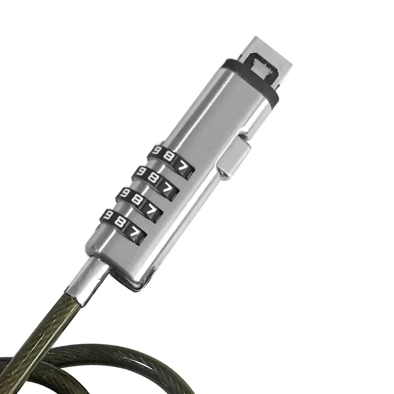 190cm Long 5mm diameter USB Steel Notebook Laptop Security 4 Digit Password Lock Chain Cable Protections Anti-theft for USB 2.0
190cm Long 5mm diameter USB Steel Notebook Laptop Security 4 Digit Password Lock Chain Cable Protections Anti-theft for USB 2.0