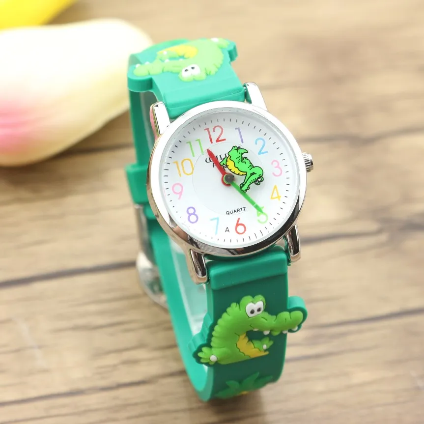 free shipping kids lovely 3D Cartoon crocodile Design Analog Wrist Watch Children high quality silicone waterproof gift clock
free shipping kids lovely 3D Cartoon crocodile Design Analog Wrist Watch Children high quality silicone waterproof gift clock