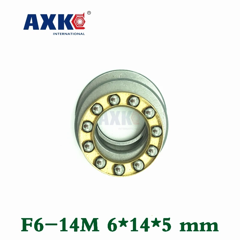 

Axk 10pcs Free Shipping Axial Ball Thrust Bearings F6-14 M 6*14*5 Mm Plane Thrust Ball Bearing Abec5