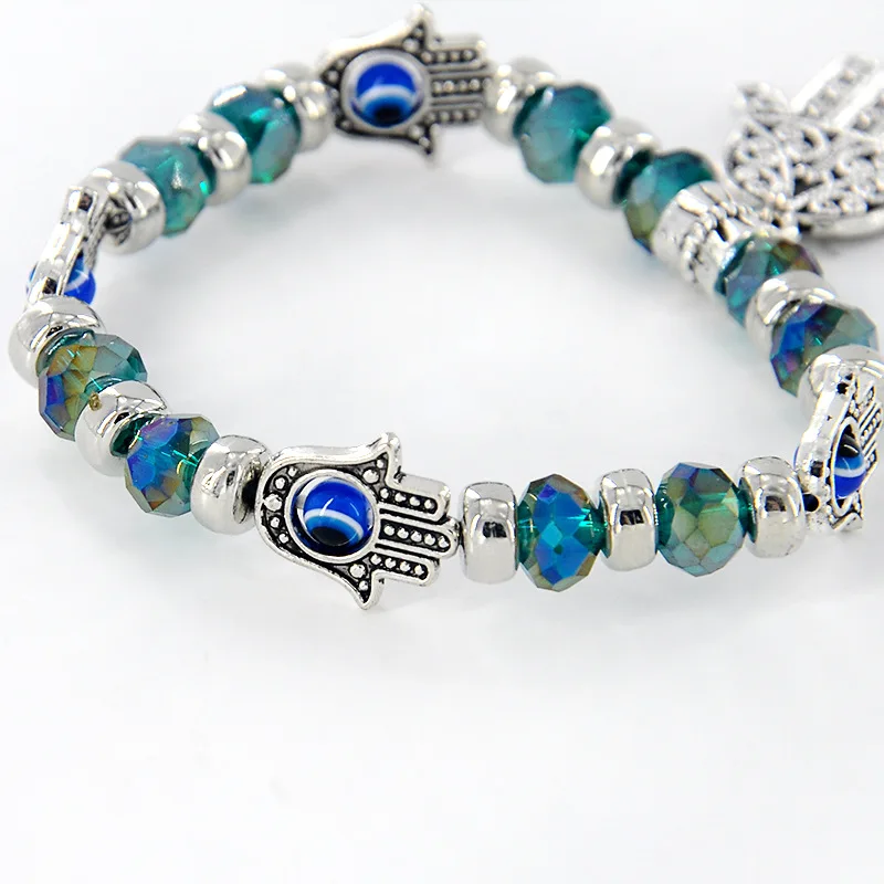 New Hot Retro Beaded Bracelets Bangles for Women Fatima Hand &Evil Eye Charm Hot Selling Jewelry Gifts Best Price Five Colors
New Hot Retro Beaded Bracelets Bangles for Women Fatima Hand &Evil Eye Charm Hot Selling Jewelry Gifts Best Price Five Colors