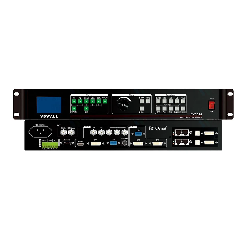 VDWALL LVP505 светодиодный видеопроцессор lvp505 VDWALL контроллер LVP505 для светодиодной видеостены
VDWALL LVP505 светодиодный видеопроцессор lvp505 VDWALL контроллер LVP505 для светодиодной видеостены