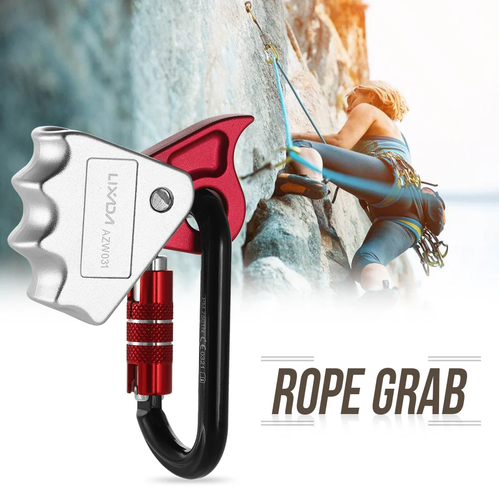 15KN Aluminum Outdoor Rock Climbing Mountaineering Rope Survival Grab Protecta For 9mm-12mm Rope Safety Climb Carving Equipment
15KN Aluminum Outdoor Rock Climbing Mountaineering Rope Survival Grab Protecta For 9mm-12mm Rope Safety Climb Carving Equipment