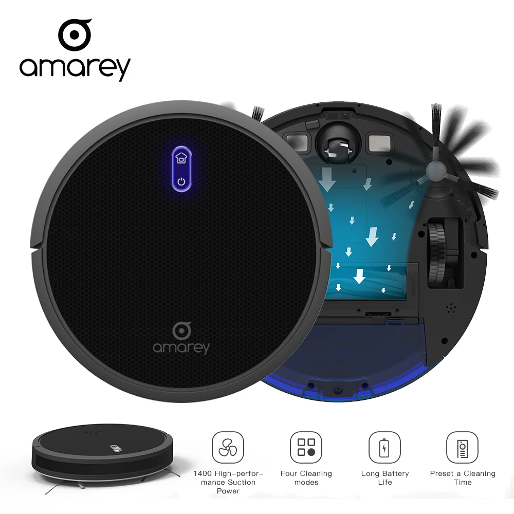 Робот пылесос Amarey для дома автоматическая подметальная пыль стерилизация умная