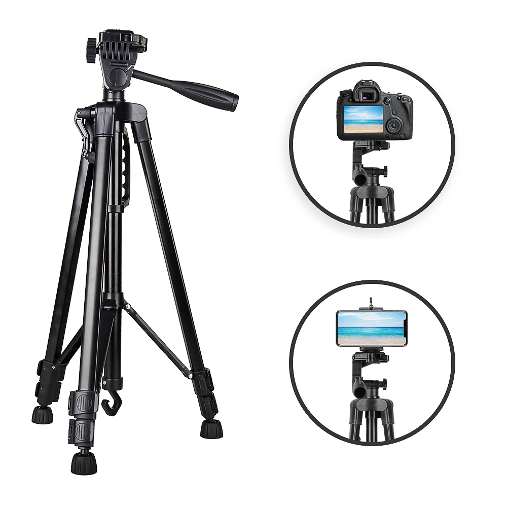 ZUOCHEN Camera Tripod 70inches Compact Lightweight Aluminum Tripod with Phone Clip for Smartphone and DSLR Canon Nikon
ZUOCHEN Camera Tripod 70inches Compact Lightweight Aluminum Tripod with Phone Clip for Smartphone and DSLR Canon Nikon