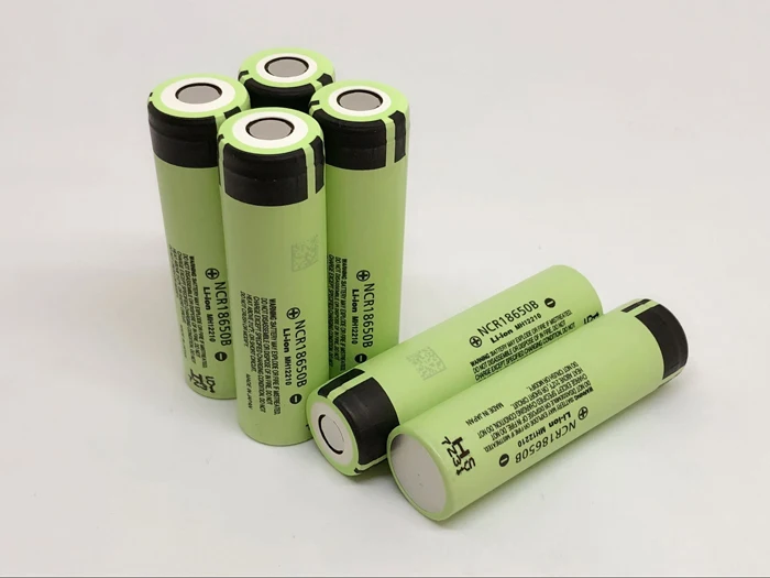 

New Original Battery Cell For Panasonic NCR18650B 3.7V 3400mah 18650 Rechargeable Lithium Batteries For Laptop Flashlights