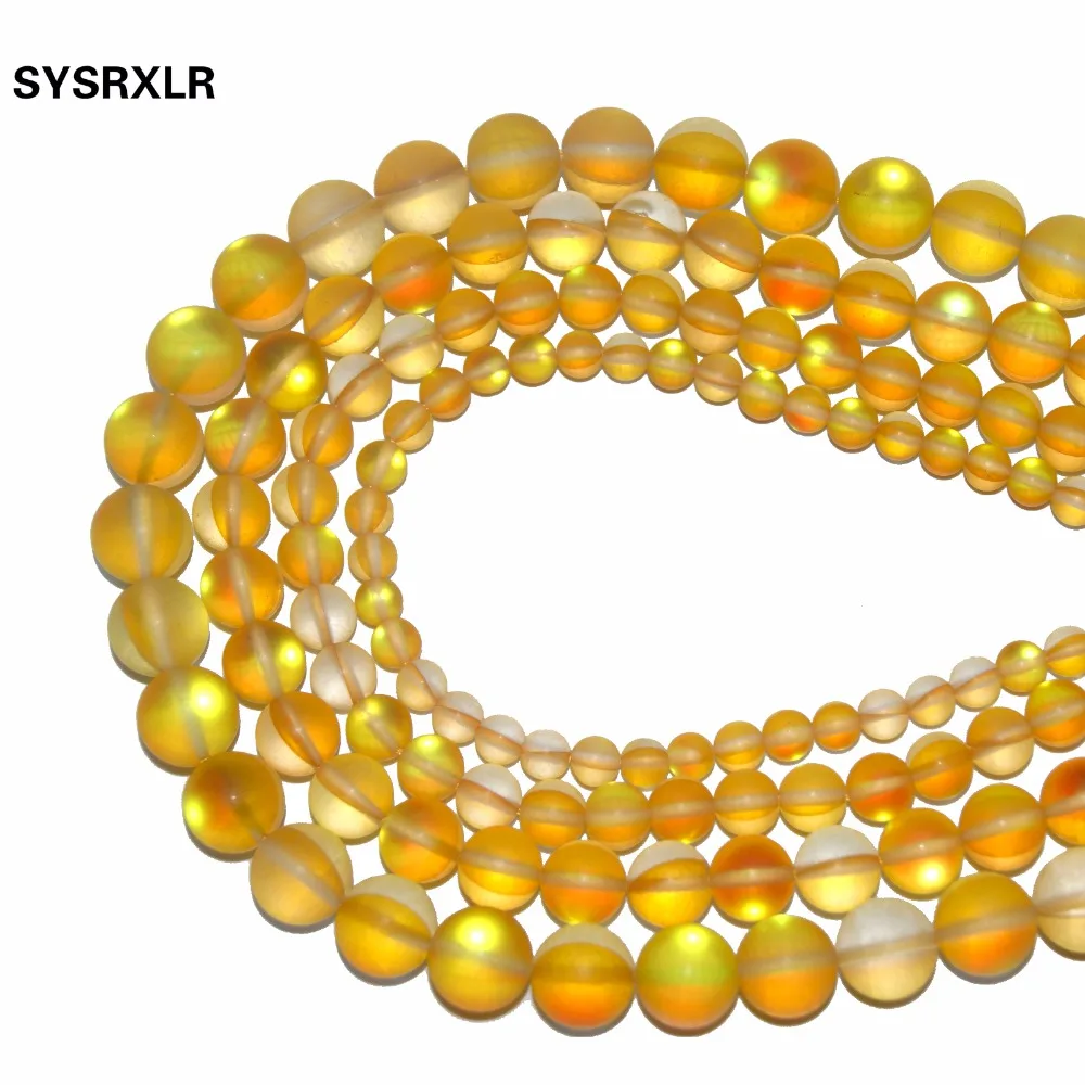 Wholesale Yellow Austria Crystal Synthesis Moon Stone Beads For Jewelry Making 6 8 10 12 MM DIY Bracelet Necklace Strand 15''
Wholesale Yellow Austria Crystal Synthesis Moon Stone Beads For Jewelry Making 6 8 10 12 MM DIY Bracelet Necklace Strand 15''
