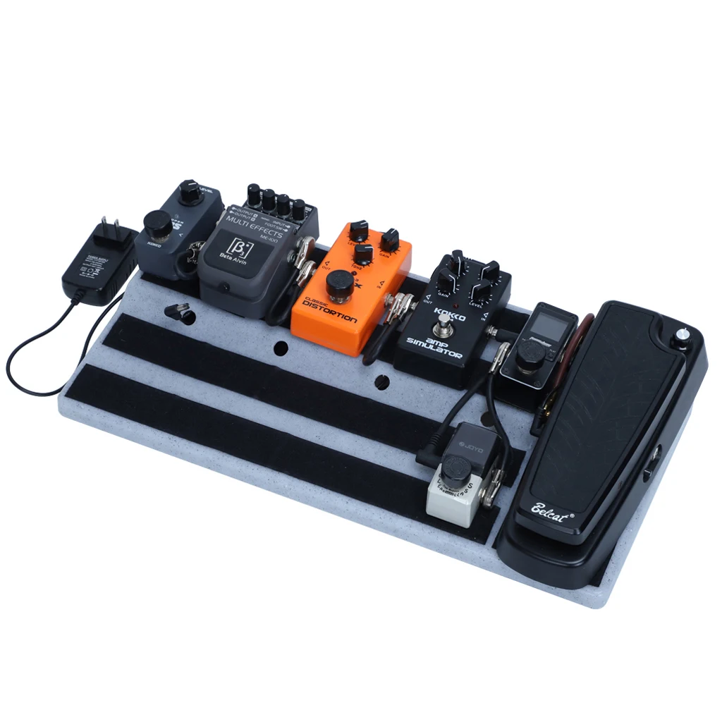1pc Guitar Effect Pedal Board 10 Hidden Cable Holes Guitar Pedalboard For Music Players 50 X 25cm
1pc Guitar Effect Pedal Board 10 Hidden Cable Holes Guitar Pedalboard For Music Players 50 X 25cm