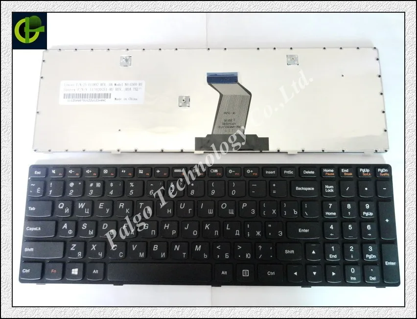 Фото Русская клавиатура для Lenovo G500 G505 G500A G505A G510 G700 G700A G710 G710A G500AM G700AT RU черная