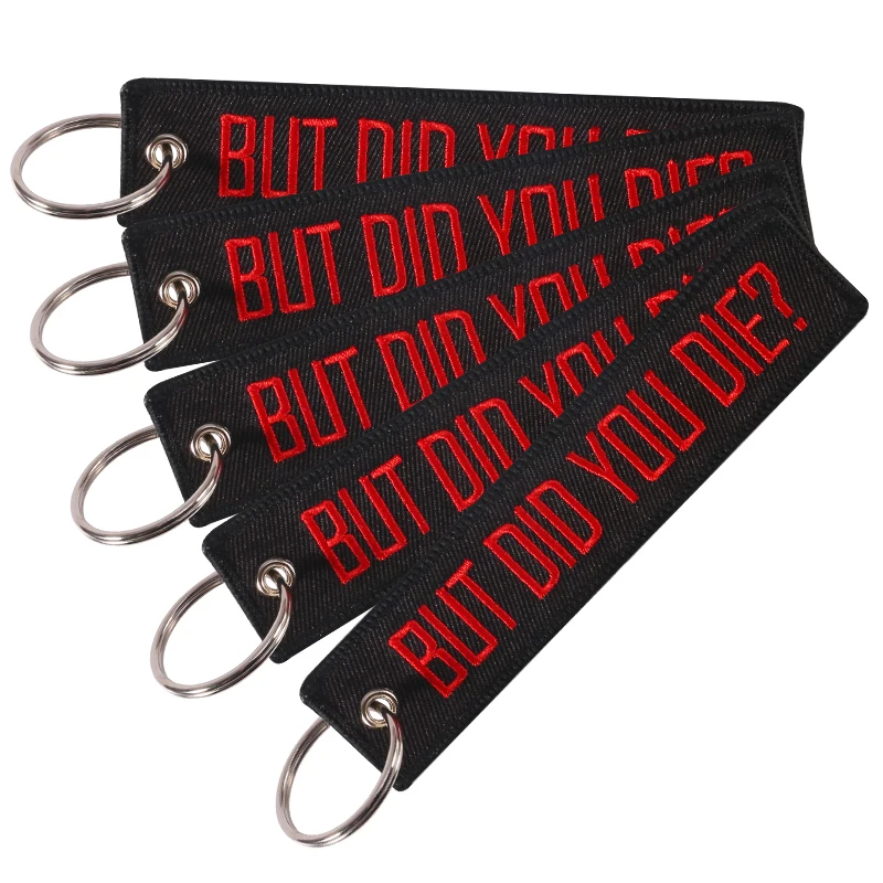 Car Keychain Embroidery letter car key ring Black chain Fashion motorcycle keyfods holders OEM ATV Keyring 3pcs/lot | Автомобили и