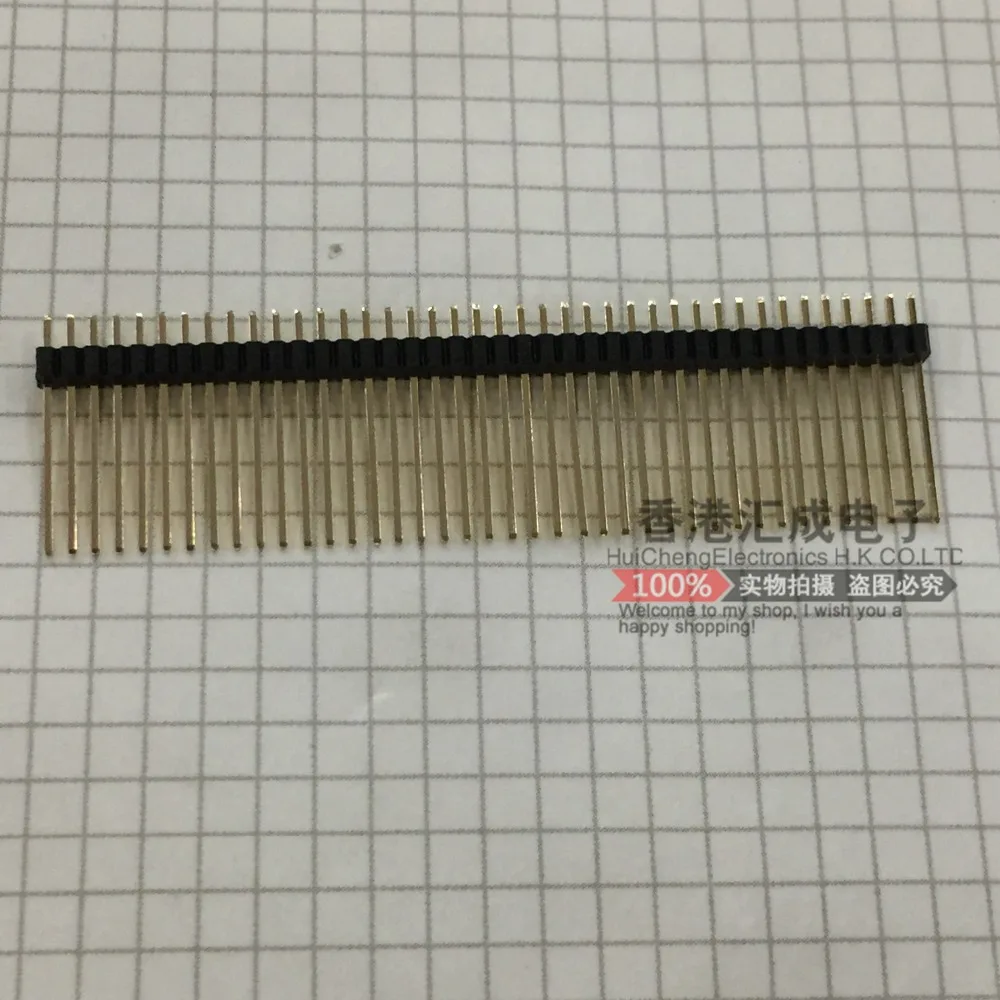 Single row of long needle row pitch 1.27MM needle length 14MM 1X40P New Original
Single row of long needle row pitch 1.27MM needle length 14MM 1X40P New Original