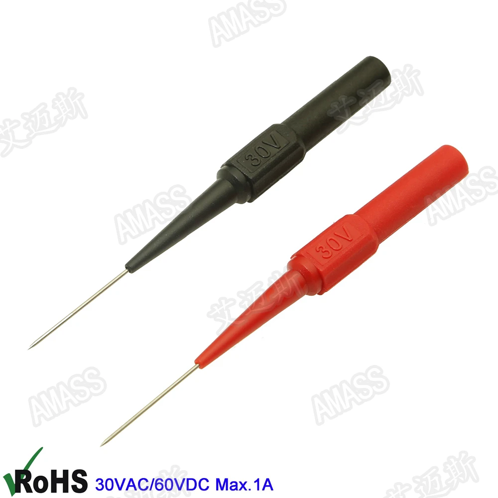 5pcs Amass 1mm diameter probe automotive maintenance test punctured wire rod, back pin, universal pen Track Ship
5pcs Amass 1mm diameter probe automotive maintenance test punctured wire rod, back pin, universal pen Track Ship