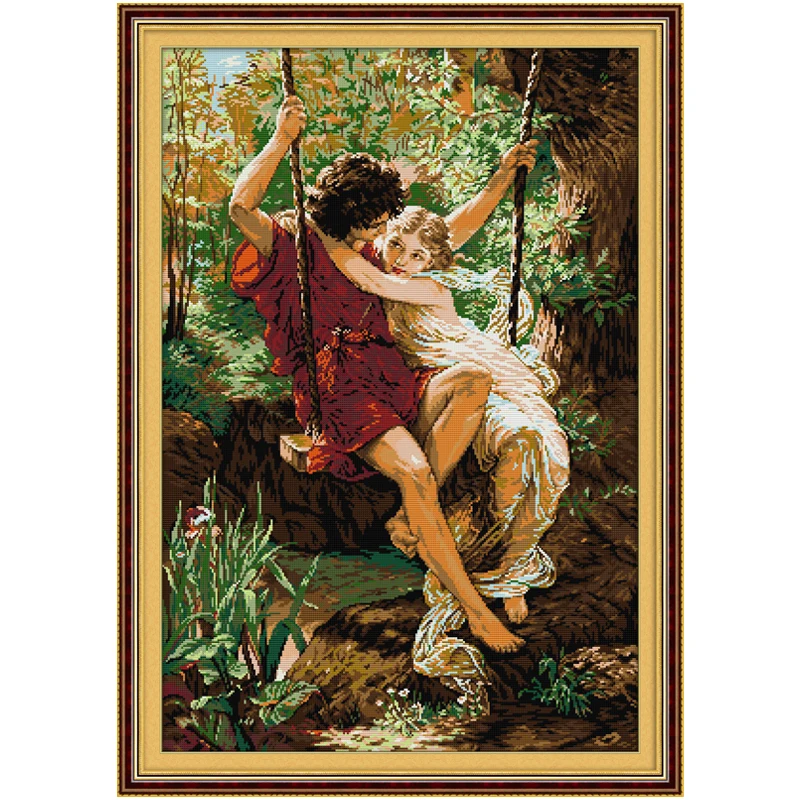 Happy Time Oil Painting Patterns Counted Cross Stitch 11CT 14CT Cross Stitch Set Chinese Cross-stitch Kits Embroidery R198
Happy Time Oil Painting Patterns Counted Cross Stitch 11CT 14CT Cross Stitch Set Chinese Cross-stitch Kits Embroidery R198