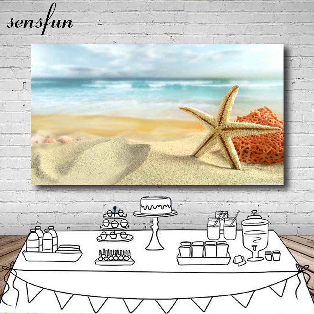 Summer Beach Party Photography Backdrop Ocean Starfish Coral Backgrounds Photo Both Vinyl
Summer Beach Party Photography Backdrop Ocean Starfish Coral Backgrounds Photo Both Vinyl