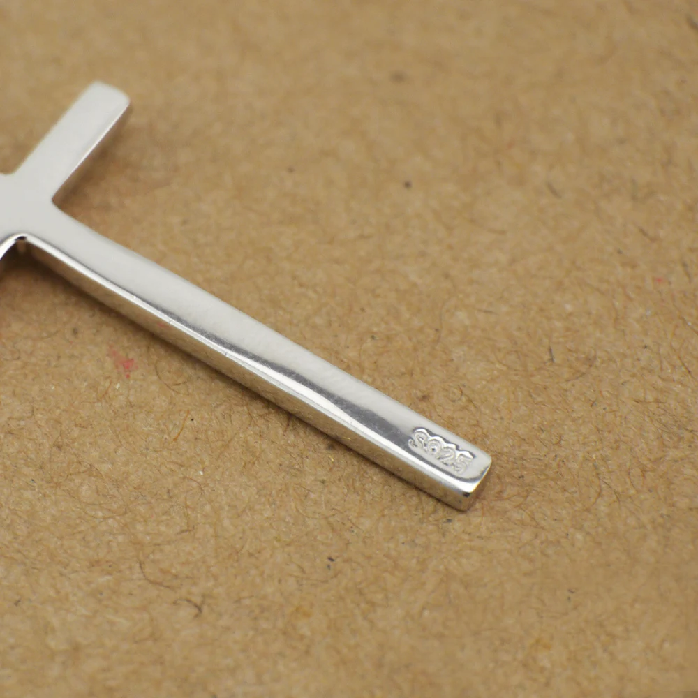 S92 Solid Sterling SIL Religious Cross Punk Rock Pendant Charm Necklace Men Women A2424 | Украшения и аксессуары