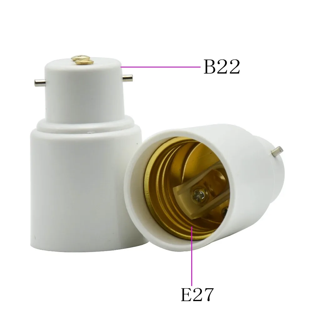 B22 to E27 Lamp Holder Converters Screw Bulb Bases Halogen CFL LED Light Socket B22 to E27 Lamp Adapter Converter 12PCS
B22 to E27 Lamp Holder Converters Screw Bulb Bases Halogen CFL LED Light Socket B22 to E27 Lamp Adapter Converter 12PCS