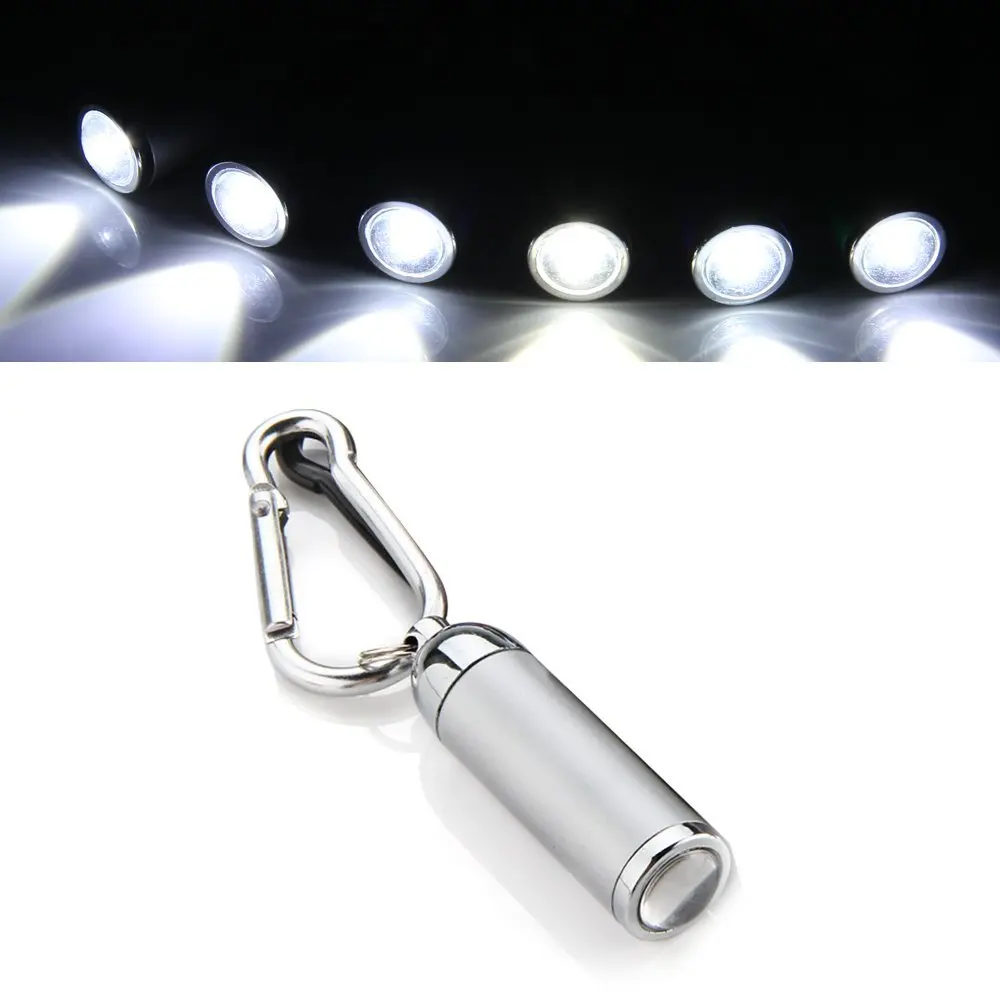 THGS Outdoor Fishing LED Mini Flashlight Torch Carabiner Keychain
THGS Outdoor Fishing LED Mini Flashlight Torch Carabiner Keychain