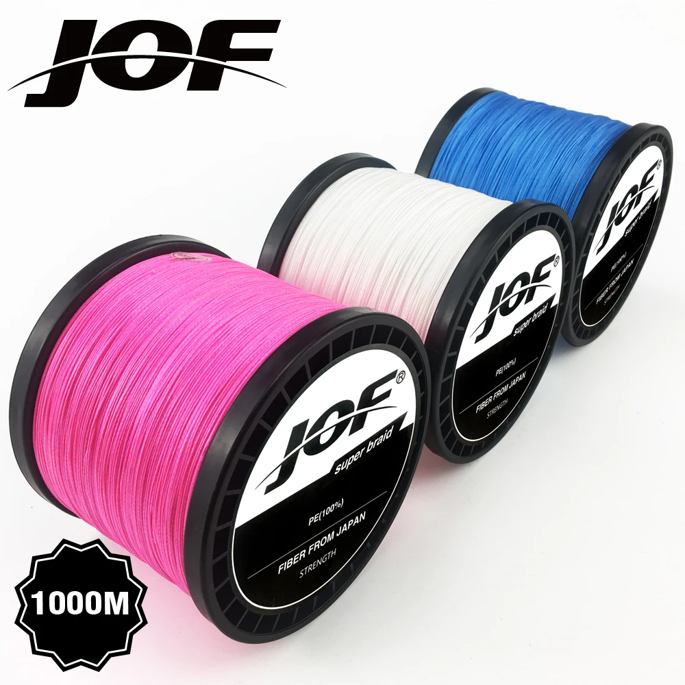JOF 1000M 8 Strands&4 Strands 18-88LB PE Braided Fishing Wire Fishing Line Multicolor
JOF 1000M 8 Strands&4 Strands 18-88LB PE Braided Fishing Wire Fishing Line Multicolor