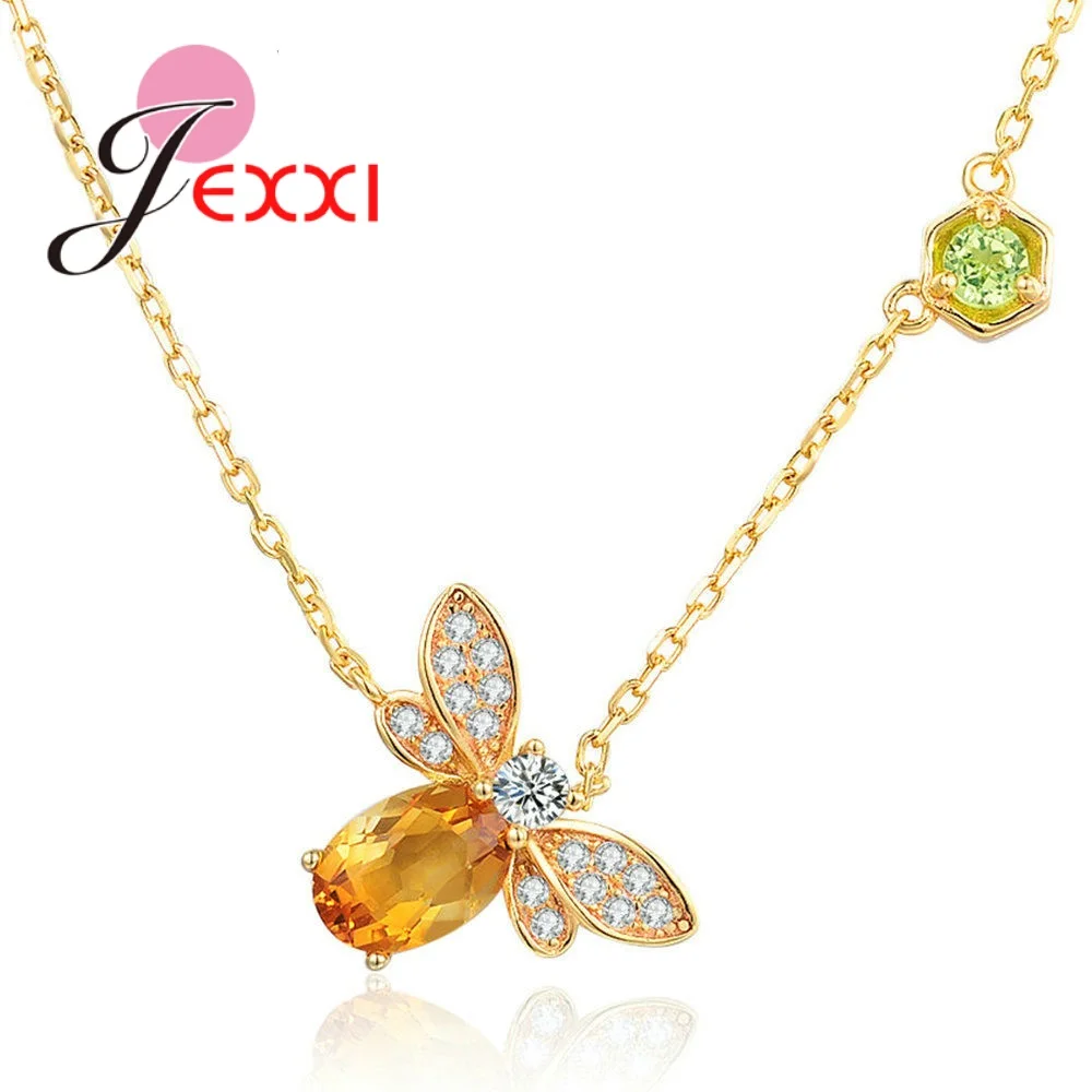 1pcs Charm Fashion Micro-inlaid Bee Necklace Women Pendant Gold Animal Choker Popular Latest Jewelry Decoration
1pcs Charm Fashion Micro-inlaid Bee Necklace Women Pendant Gold Animal Choker Popular Latest Jewelry Decoration