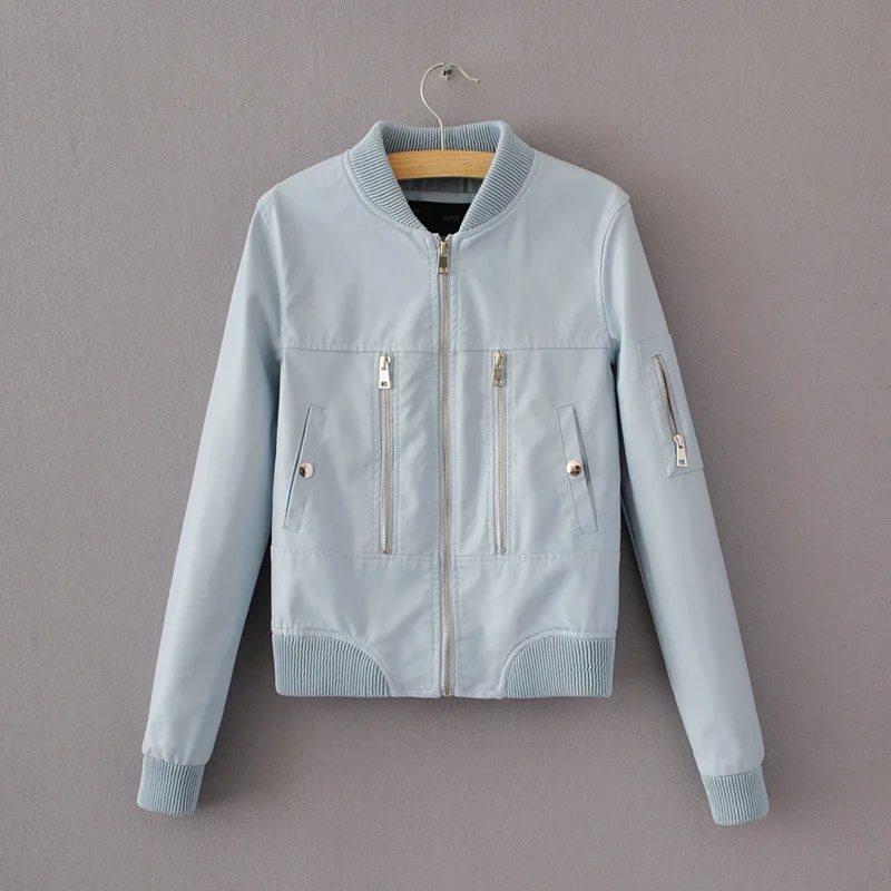 AKSLXDMMD Spring Autumn New Women Bomber Jacket Coat Faux Leather Jacket Motorcycle Coat femininas chaqueta leren damesjas YR035
AKSLXDMMD Spring Autumn New Women Bomber Jacket Coat Faux Leather Jacket Motorcycle Coat femininas chaqueta leren damesjas YR035