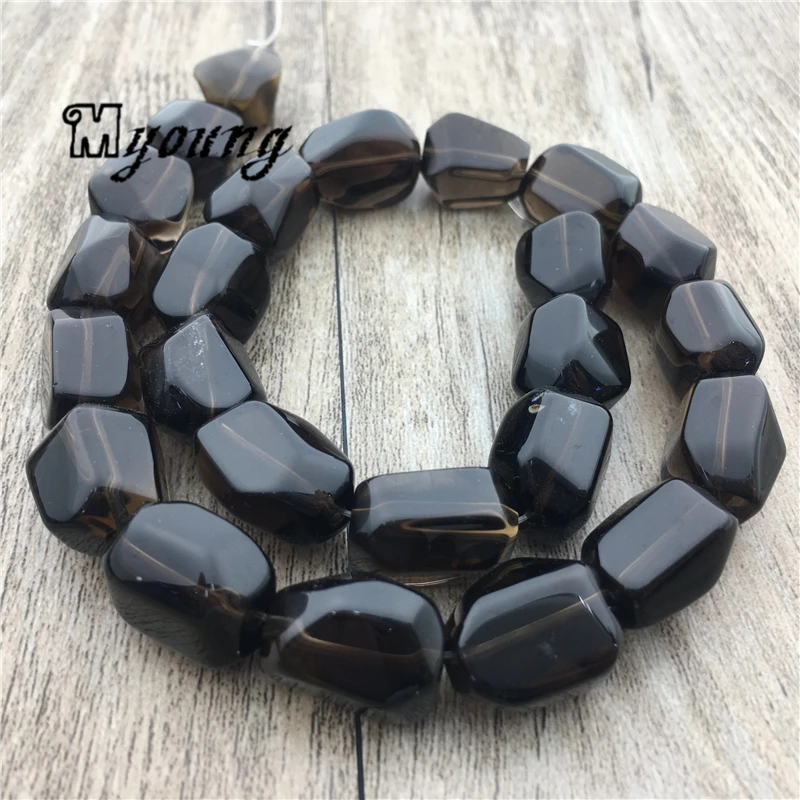 Freeform Brown Crystal Nugget Beads, Genuine Smoky Quartzs Beads, Gem Stone Necklace Accessories, MY1742
Freeform Brown Crystal Nugget Beads, Genuine Smoky Quartzs Beads, Gem Stone Necklace Accessories, MY1742