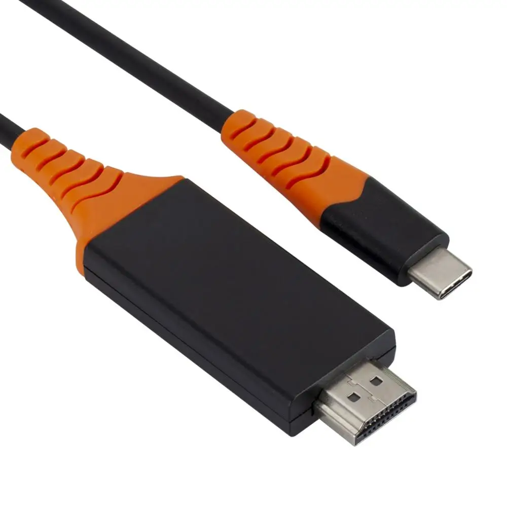 6 футов 2 м Type-C адаптер кабеля HDMI HDTV 4K для Hiawei Samsung Galaxy S10 Note 9 Mac | Мобильные телефоны