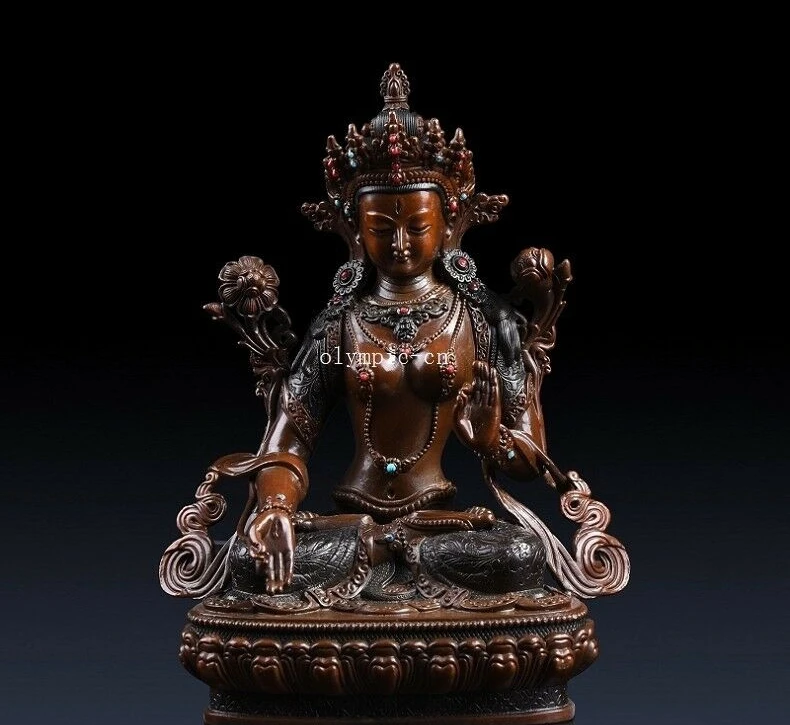 9 styles 21cm 8'' Red bronze copper tibetan buddhism Avalokitesvara Green White Tara Guanyin statue Lotus, longevity Buddha
9 styles 21cm 8'' Red bronze copper tibetan buddhism Avalokitesvara Green White Tara Guanyin statue Lotus, longevity Buddha