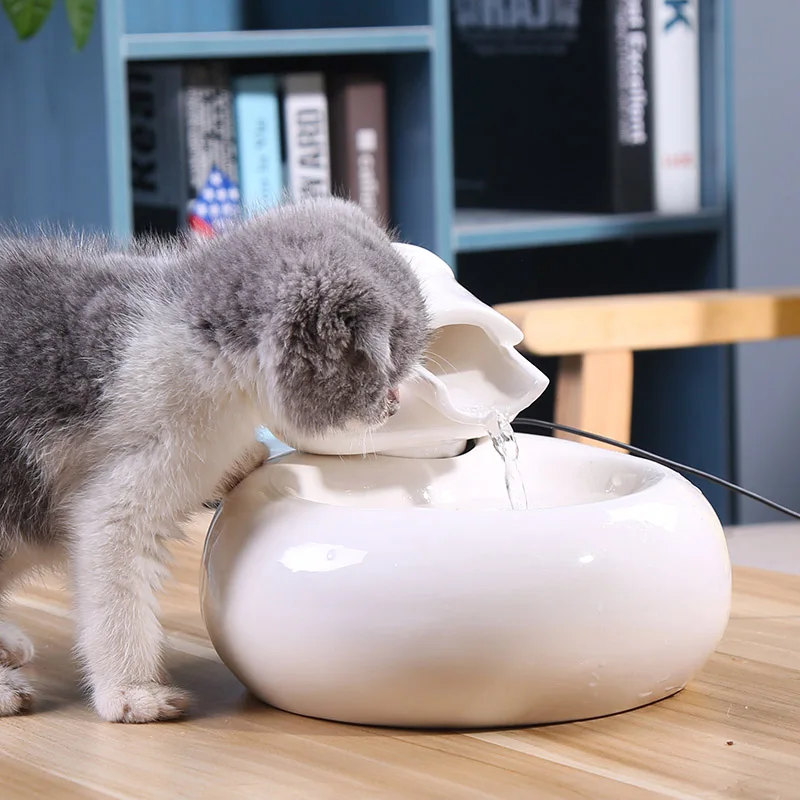 Cat Ceramic Water Fountain Automatic Pet Drinking Fountain Quiet Electric Water Dispenser LBShipping
Cat Ceramic Water Fountain Automatic Pet Drinking Fountain Quiet Electric Water Dispenser LBShipping