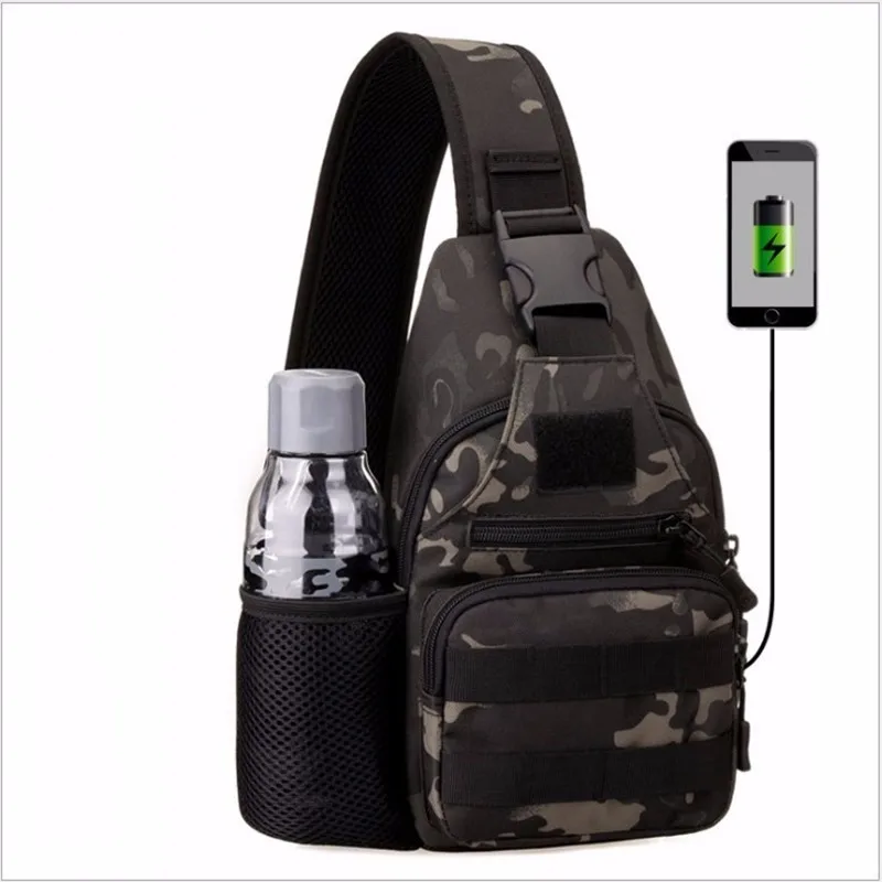 USB Charging Tactical Chest Bag Molle Military Nylon Waterproof Camouflage Crossbody Pack Water Bottle Holder Outdoor Backpack
USB Charging Tactical Chest Bag Molle Military Nylon Waterproof Camouflage Crossbody Pack Water Bottle Holder Outdoor Backpack