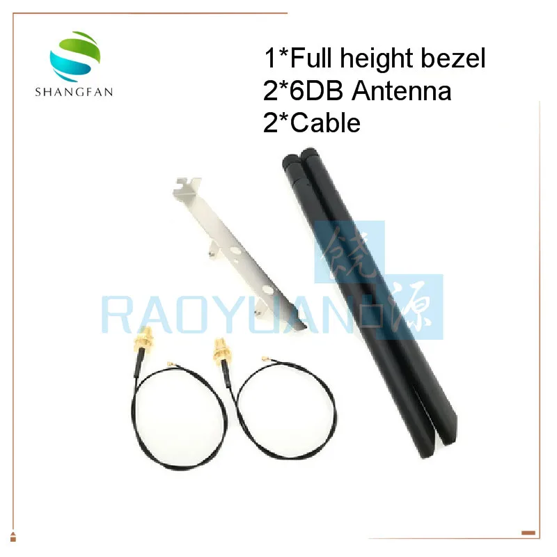 U.FL IPEX IPX I-PEX MHF4 to SMA external antenna Wireless network card 6DB antenna and full height bezel
U.FL IPEX IPX I-PEX MHF4 to SMA external antenna Wireless network card 6DB antenna and full height bezel