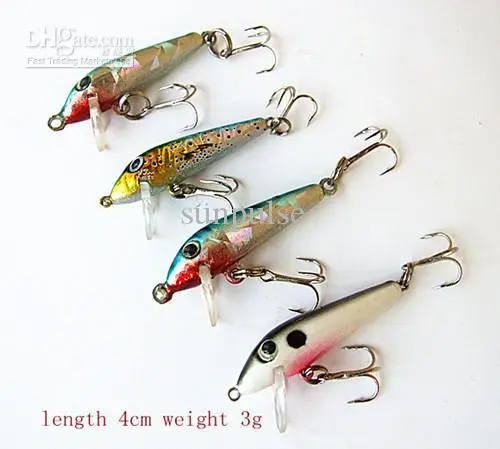 4cm/3g floating Herring type baits hard fishing bait minnow plastic lip china hook
4cm/3g floating Herring type baits hard fishing bait minnow plastic lip china hook