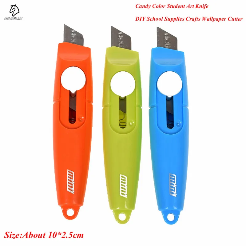 1Pcs Mini Candy Color Utility Knife School Supplies DIY Stationery Cutting Knifes Paper Cutter Dropping shipping
1Pcs Mini Candy Color Utility Knife School Supplies DIY Stationery Cutting Knifes Paper Cutter Dropping shipping