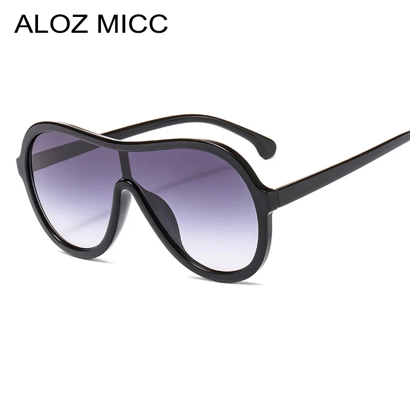ALOZ MICC Oversize One Piece Sunglasses Men Brand Design Fashion Big Frame Sun Glasses Women Female Sunshade Q692
ALOZ MICC Oversize One Piece Sunglasses Men Brand Design Fashion Big Frame Sun Glasses Women Female Sunshade Q692