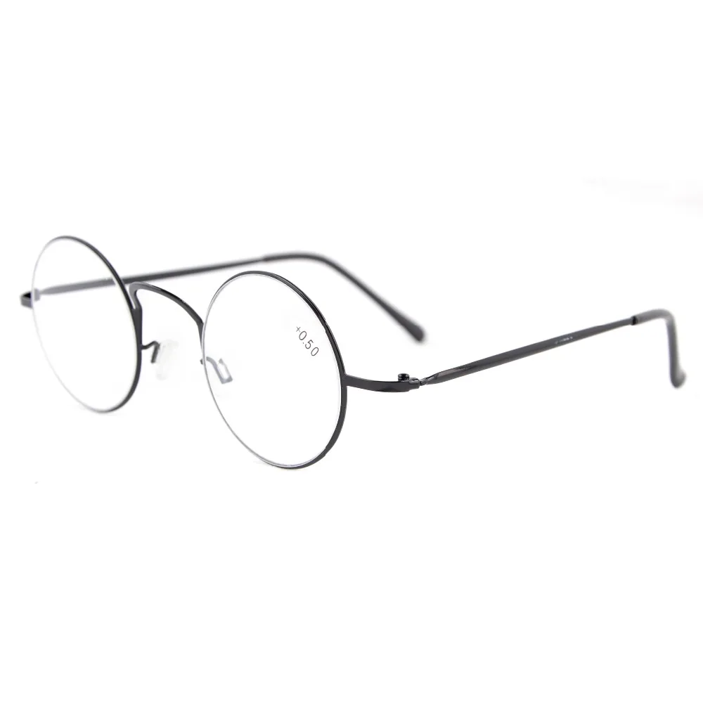 R15025 Eyekepper читателей легкий круглый металлический круг очки для чтения + 0 0/0 5/0 75/1 0/1