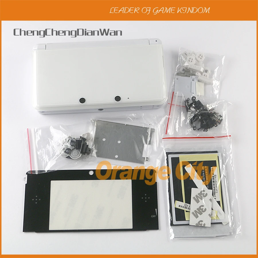 1set Housing Shell case Full set with screen lens for 3DS Case Cover Replacement Repair Parts with Buttons kit+3M sticker
1set Housing Shell case Full set with screen lens for 3DS Case Cover Replacement Repair Parts with Buttons kit+3M sticker