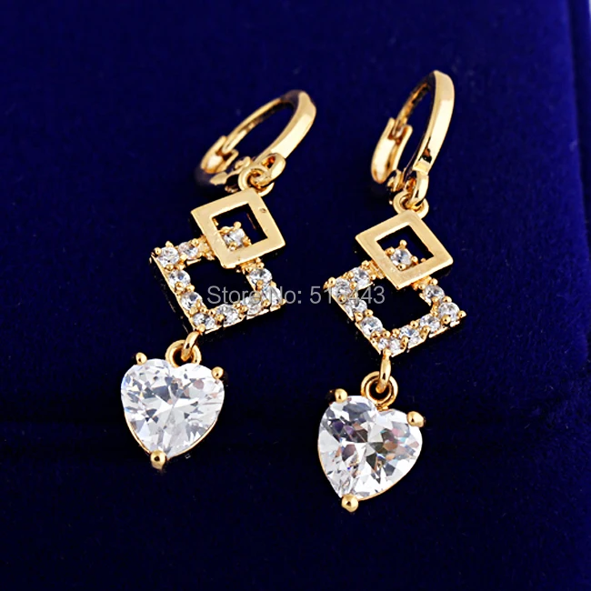2017 New Arrival Jewelry Real 18K Gold Plated Top AAA+ Cubic Zirconia Wedding Party Heart Drop Earrings for Women Wholesale A986
2017 New Arrival Jewelry Real 18K Gold Plated Top AAA+ Cubic Zirconia Wedding Party Heart Drop Earrings for Women Wholesale A986