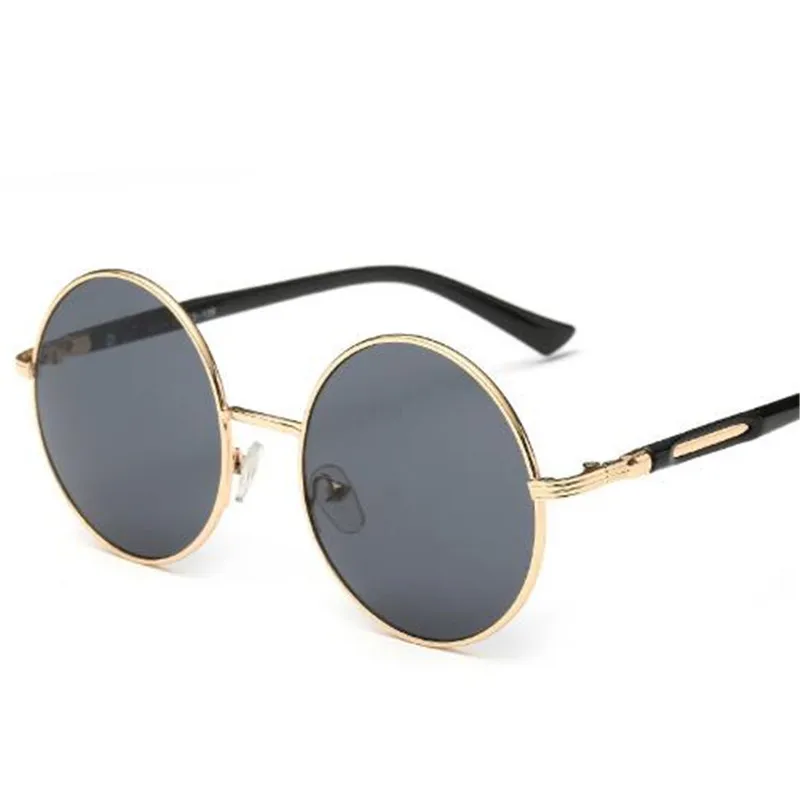 

2018 Women Sunglasses Coating Mirrored Sunglasses Round Circle Sun glasses Men Retro Vintage lunette de soleil femme homme