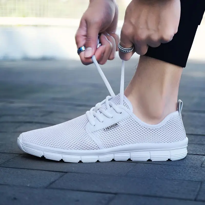 Casual sneakers men shoes 2021 light breathable mesh summer shoes men lace-up comfortable outdoor men sneakers plus size
Casual sneakers men shoes 2021 light breathable mesh summer shoes men lace-up comfortable outdoor men sneakers plus size