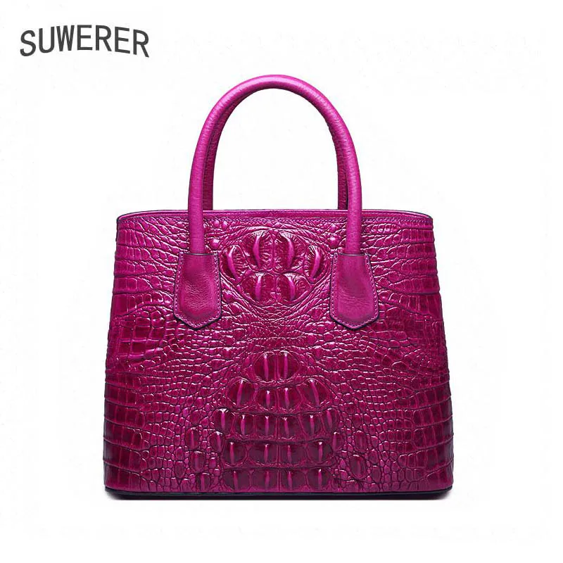 SUWERER new Genuine Leather women bags for women luxury handbags women bags Crocodile pattern women genuine leather handbags
SUWERER new Genuine Leather women bags for women luxury handbags women bags Crocodile pattern women genuine leather handbags
